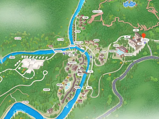 邵阳结合景区手绘地图智慧导览和720全景技术，可以让景区更加“动”起来，为游客提供更加身临其境的导览体验。